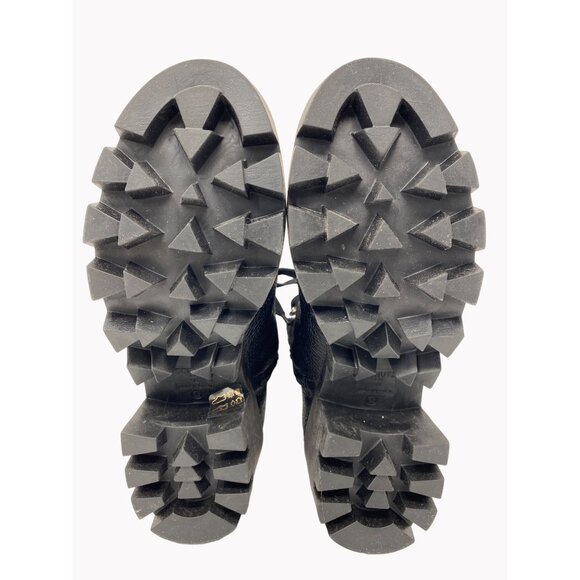 SCHUTZ Xayane Womens Size 5 Black High Ankle Booties 2.5 Inch Heel New - Picture 8 of 10